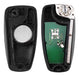 Complete 3-Button Flip Key Remote 433mhz HU101 2