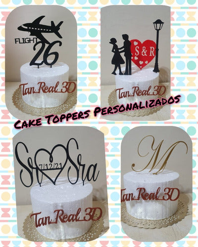 TAN REAL 3D Cake Topper 19cm Various Customized Models 0