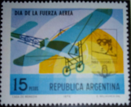 Set of 4 Argentine Stamps Aeronautics and Air Force 3