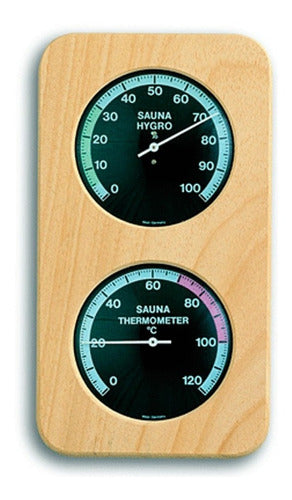 TFA Analog Hygrometer for Sauna – Temperature and Humidity 0