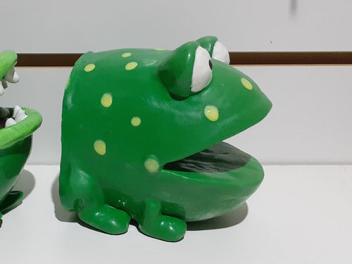 Hand Puppet Frog Thick Rubber Garden Toy Green 0