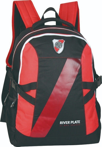 River Plate Backpack with Removable Ball Net - Official Licensed Football Bag 0