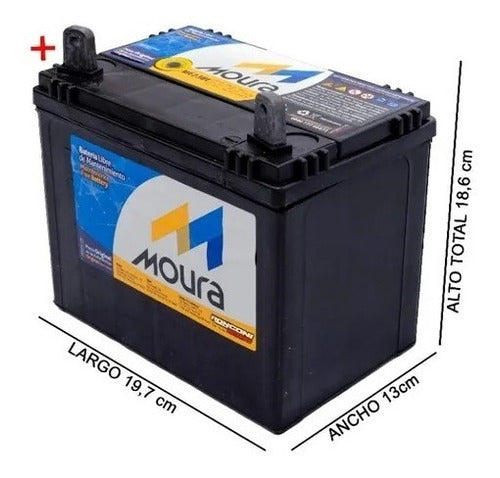 Moura Battery for Lawn Mower 12V 23Ah M23ui 1