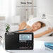 Portable V111 Rec Sd Aux AM/FM Alarm Clock 10khz Radio 5