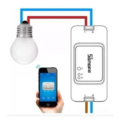 Sonoff R2 RF and WiFi Smart Home Relay + Intelligent Control 3