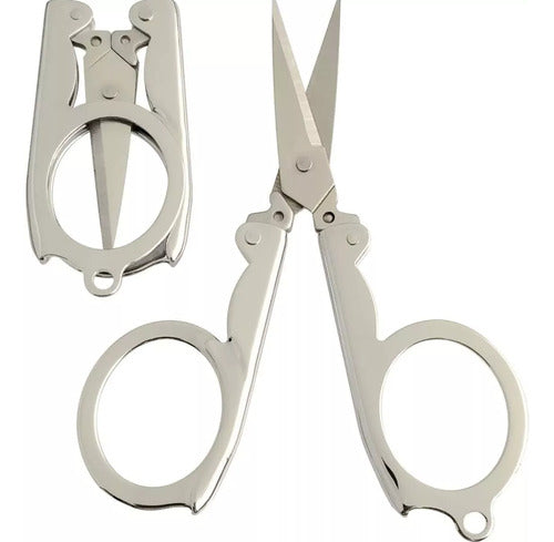 Foldable Metal Scissors 10 cm 0