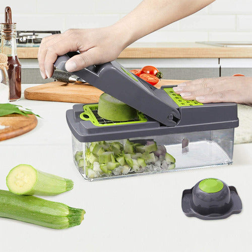 Multi Procesador Manual Picador Rallador Cortador Verduras 3