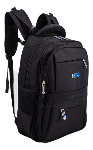 Elegant Waterproof Pierre Cardin Notebook Backpack 0