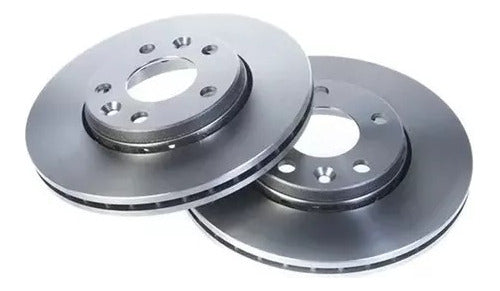 Corven Front Brake Disc Kit X2 for Fiat Idea 2010 - 2020 2