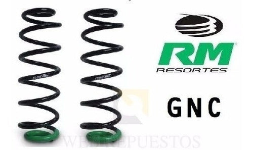 Kit 2 Espirales Rm Traseros Reforzados Gnc Citroen C3 Aircross 1