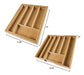 Lavish Home Bamboo Expandable Drawer Organizer 1