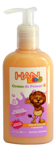 HAN Shampoo + Rinse + Kids Cream Detangler with Natural Extracts 1