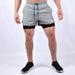 Running Gray Combo! T-shirt+Shorts With Leggings - 6 pcs 4
