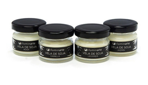 Vela De Soja Aromática Etiqueta Negra X 8 Unidades 0