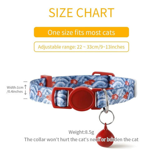 UFBemo Breakaway Cat Collars Set of 2 with Bells 2