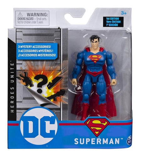 DC Muñeco Figura Heroes Unite Articulado Sorpresas Superman 0