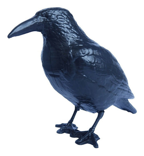 Raven Plastic Crow Bird Repellent Scarecrow Black X 10 units 0