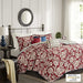 Madison Park 100% Cotton Printed Quilt Set 2