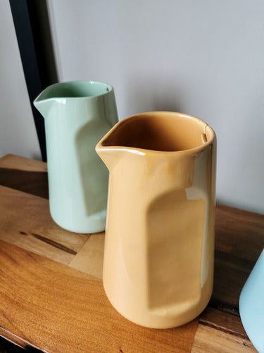 Handcrafted Ceramic Artisan Jug 1L with Infusion Slot 8