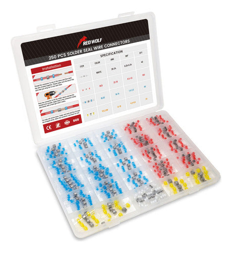 Redwolf Red Wire Sealing Solder Connectors Kit 0