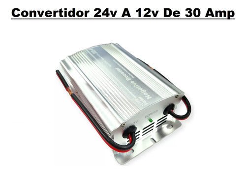 Transformador De Tensión 24v A 12v De 30 Amp Convertidor 1