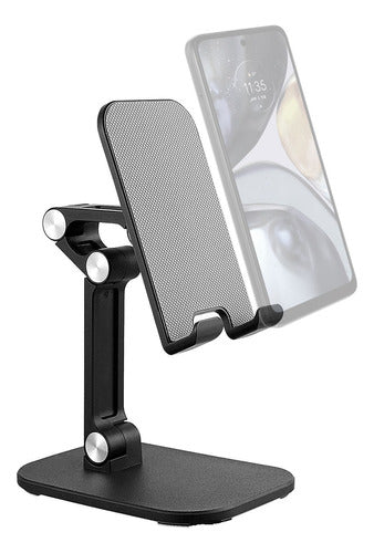 Adjustable Desk Cell Phone Stand with Articulated Arm 0