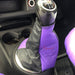 Fundas Mitre Sport - Volkswagen Up - Steering Wheel Cover + Gear Shift Cover + Purple Seat Belt Covers 2