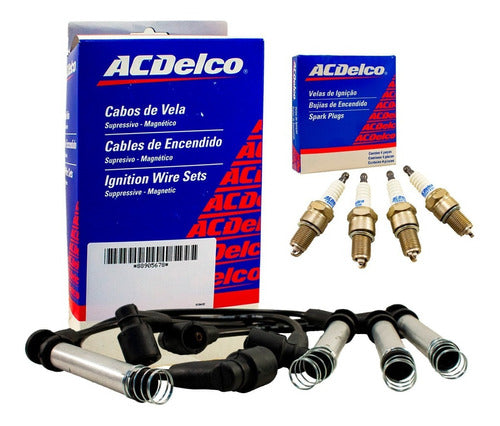 ACDelco Chevrolet Spin 1.8 8V Cable+Spark Plug Kit 0