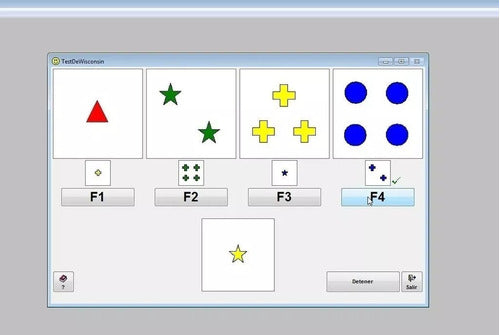 Test Clasificación De Tarjetas De Wisconsin 2