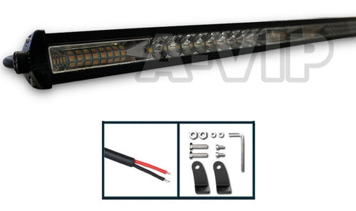 Lux Led Ultra Slim 53cm 204W White Light Spot/Flood Bar 1