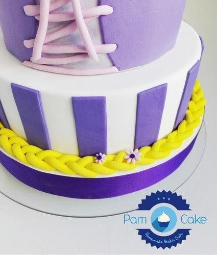 PamCakehouse Tangled Birthday Cake 6