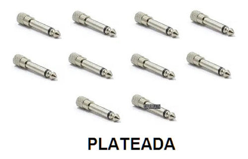 10 Adaptador Auricular Plug 6.5 St Jack 3.5 St Dora Garmath 1