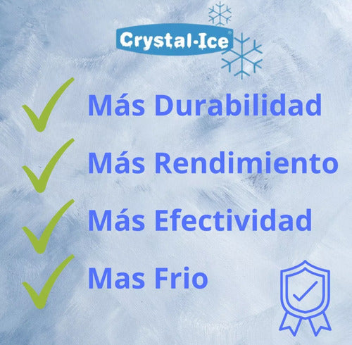 Gel Refrigerante Crystal Ice Hielo Artificial Pack X6 3