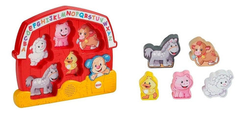 Fisher Price Rie Y Aprende Sonidos De Animales Puzzle 3