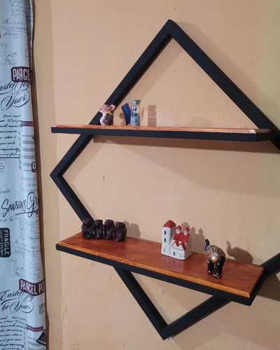 Herreria FB Rustic Iron and Wood Shelves 2