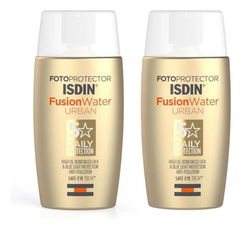 Isdin Combo X 2 Fotoprotector Spf30 Fusion Water Urban 50 Ml 1