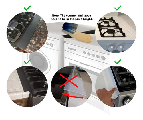 Sevchy Silicone Stove Gap Covers - 53cm 6