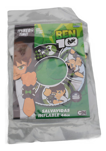 Salvavida Ben 10 Vulcanita Caffaro 44 Cm En Bolsa 0