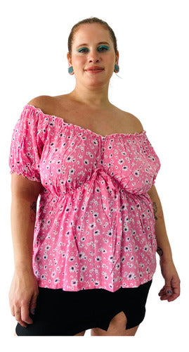 Floral Paisana Blouse Pili Plus Size Summer Specials 6