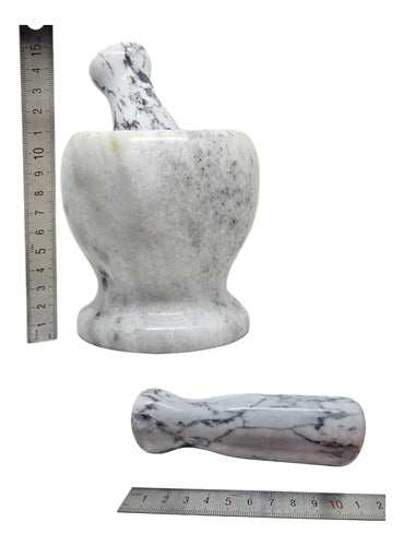 Large Natural Stone Mortar and Pestle 1