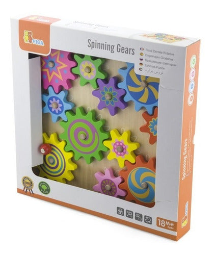 Viga Wooden Gear Puzzle for Kids 0