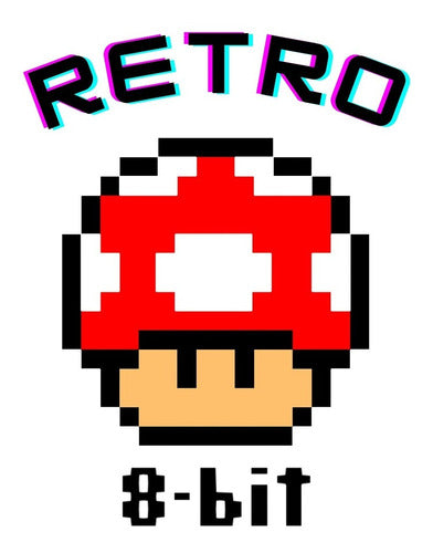 T-shirt - Super Mario Bros - 8 Bits Retro 4