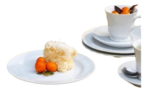 Set X 12 Plato Playo 26 Cm Germer Linea Capri Porcelana G 0