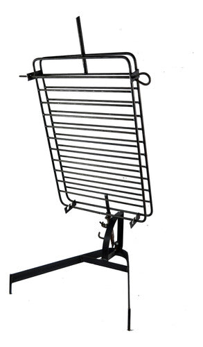 Portable Asado Grill Spit Stand Rey 80x50 0