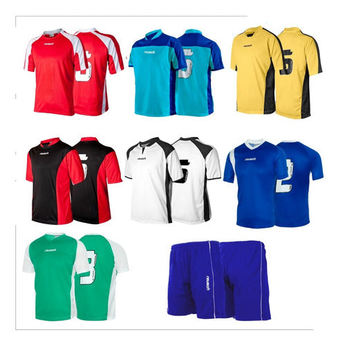 Pack of 10 Numbered Reusch Exclusive Football Jerseys 2