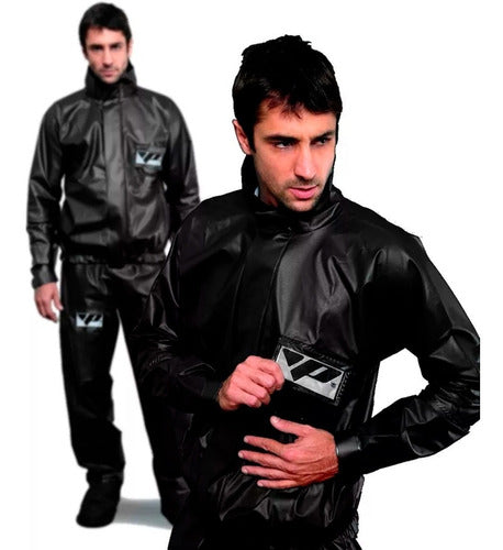 Pantaneiro Traje Equipo Lluvia Moto + Hifly Fas Botas 1