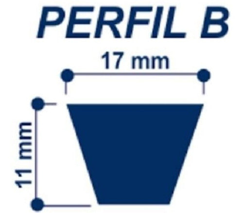 Correia B-80 Em V Balflex B80 Perfil V Motor / Maquina B 80 2