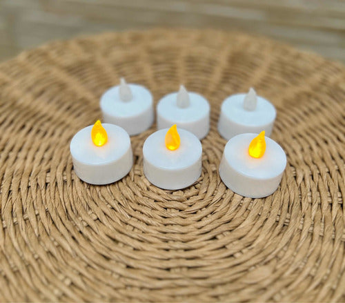 Pack De 3 Velas Led 20cm/4 Velas Led 10cm/24 Velitas Led 4cm 4