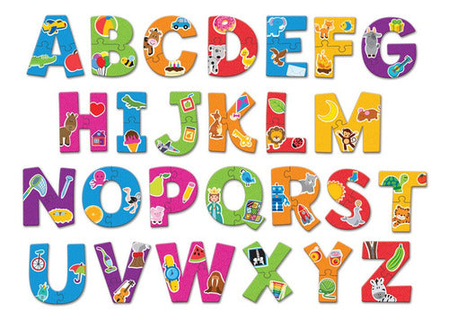 Learning Resources Alphabet Puzzle Cards, 52 Piezas 0