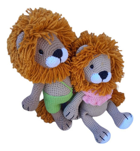 Montessori Amigurumi Crochet Lion Dolls 1